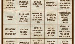 N-bolls bingo av Lisa Wool-Rim Sjöblom
