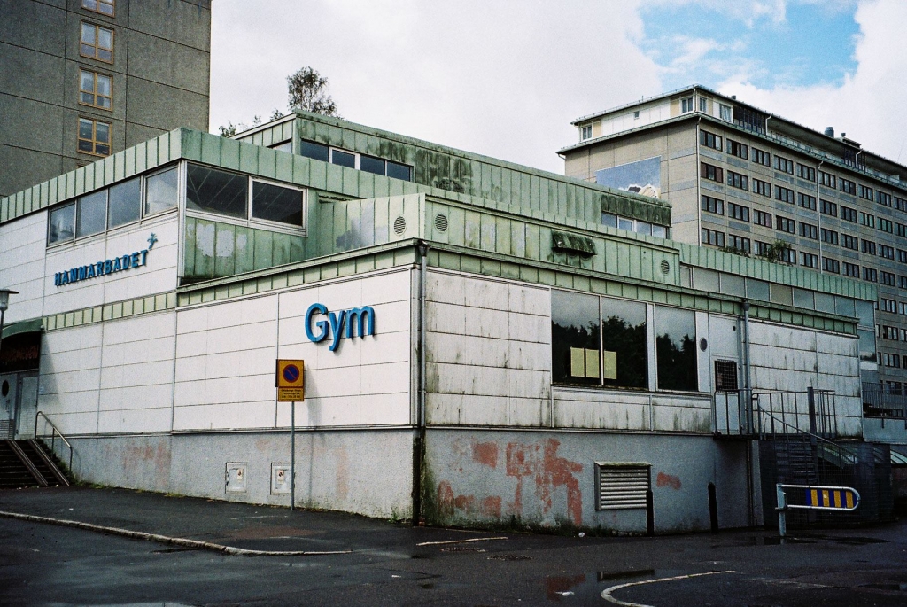 Bild p&aring; Hammarkullebadet. Foto: Futuro Berg